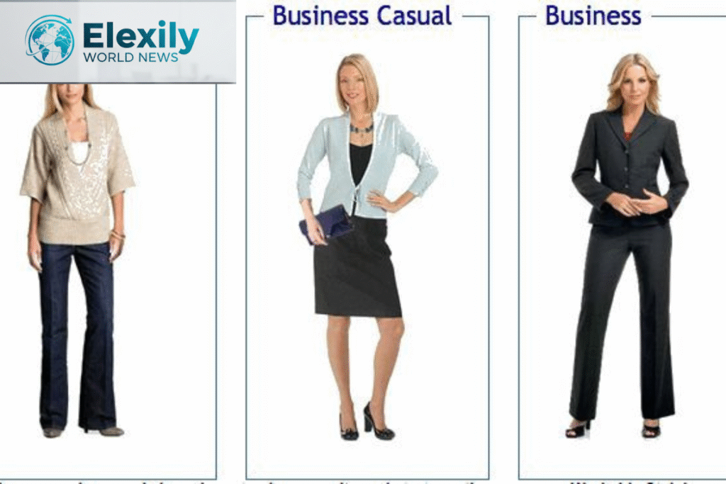 what is business casual woman